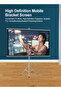 100 inch 16:9 Portable Projector Screen, White Fiberglass Material, 2-in-1 Wall Mount & Tripod Stand - 3
