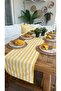 Roza Yellow Striped Stain-Free, Stain-Resistant, Liquid-Proof (Napkins Not Included) - 7