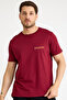 Unisex Burgundy T-Shirt Machina Artificial Intelligence Ai Computer Minimal Front Printed T-Shirt