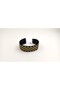 Elastic Choker Necklace with Gold Flake Detail – Stylish & Modern Design - 3