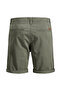 Men's Regular Fit Khaki Chino Shorts - 12165604 - 5