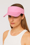 Uv Protection Tennis Visor with Open Top and Adjustable Back Outdoor Pink Visor Hat - 4