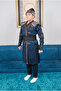 Plush Fur Detailed Ertugrul Boy Costume, Alpine Outfit Navy Blue - 4