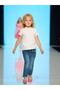 Baby Girl Stone Embroidered Stretchy Jeans