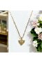 Gold Color Anchor Model Stone Serenay Necklace - 2