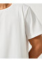 Solid Short Sleeve T-Shirt and All-Over Printed Pyjama Set - 3