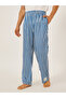 Minimal Printed T-Shirt and Striped Badge Detail Pyjama Set - 6