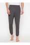 Solid Elasticated Waistband Cotton Joggers - 2
