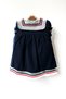 Baby Girl Girl Kid Birthday Party Wedding Dress Short Sleeve Ribbons Lined Dress - 2