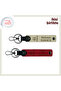 Sentimental Gift for Engaged with Black Sea, 61 Trabzon Themed Keychain Set, Milk Coffee-Red