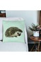 Pillowcase, Hedgehog Pattern, 40x40 Cm, Mint Green - 4