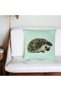 Pillowcase, Hedgehog Pattern, 40x40 Cm, Mint Green - 5