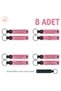 Pink & Black, Special Set of 8 for Military Farewell Ceremony, Souvenir Keychain That Can Write Name