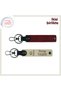 Black Sea Soul Full Personal Leather Keychain X2, Name Can Be Written on the Gift, Burgundy-S Coffee