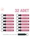 Pink & Black, Participation in Corporate Sports Events, Set of 32, Promotional Keychain with Name Written