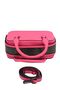 Women's Stylish Stone Detailed Zippered Adjustable Cross Strap Fuchsia Hand and Shoulder Bag - 3