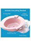 Sitz Bath, Over-the-Toilet Perineal Soaking Bath, for Hemorrhoidal Relief - 4