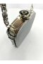 Women's Single Stone Square Glitter Model Strap Evening Dress Women's Bag - 4