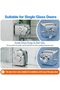 Ranbo 304 Stainless Steel Glass Door Lock Floor Latch Lock Bolt Ground Lock for Bathroom Toilet Shop - 6