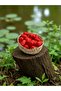 Mini Heart Decorative Scented Basket Red Soap (20 Pieces 2*2 cm in the Basket)