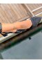 Ava Black Stone 5 cm Heel Sandals - 4
