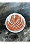 Latte Patterned Coaster - 3