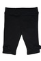 Baby Girl Cotton Set of 2 Fuchsia and Black Tights - 2