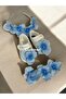 Hydrangea Maternity Mother's Crown Bandana and Baby Booties - 5