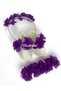 Laser Floral Maternity Mother's Crown Bandana and Baby Booties - 2