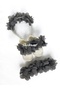 Laser Floral Maternity Mother's Crown Bandana and Baby Booties - 2