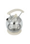 Glass Water Kettle, 1.7 Liters, 2200 Watts, YK-G08 - Beige - 2