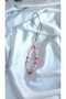 Transparent Acrylic Teddy Bear Colorful Beaded Phone Charm - 3