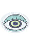 Porcelain Serving Plate Alsaif Gallery, 10 cm, Eye Pattern - White