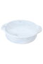 Saif Gallery Silicone Cake Pan, 240 x 114 x 65 mm, Round, with Handle, Deep - White