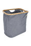 Saif Gallery Laundry Basket, 40.5 x 25 x 42 cm - Grey