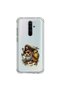 حافظة شفافة متوافقة مع هاتف Xiaomi Redmi Note 8 Pro مع تصميم Pirate 3