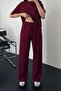 Women's Modal Fabric Short Sleeve Tracksuit Set 3081