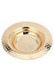 Nawa Plate Steel Alsaif Gallery, 8.4x8.4x1.5 cm, Round - Gold