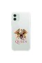 iPhone 11 Compatible Transparent Case Queen Design