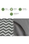 Sleep Gowns Pack of 2 Swaddle Blankets for Baby Bed Comfort - Grey and Stripes Print - 7