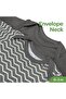 Sleep Gowns Pack of 2 Swaddle Blankets for Baby Bed Comfort - Grey and Stripes Print - 6