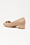 Women's 3 cm Buckle Short Thick Heeled Shoes - 3