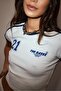 Short Sleeve Contrast Detailed Sports T-Shirt - 7