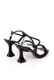 Shoe Basket 4748 Women's 9 cm Heel Stone Evening Dress Sandals - 4