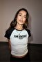 Printed Raglan Sleeve Crop T-Shirt - 5