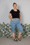 Plus Size Denim Capri – a Must-Have for Comfortable and Stylish Summer Outfits