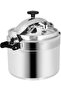 Saif Gallery Aluminum Pressure Cooker, 5 Liters - Silver - 2