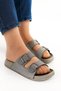 Women's Orthopedic Daily Silvery Stylish Buckle Home Sea Beach Guest Dowry Slippers Soft Sole