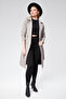 Women's Double Breasted Neckline Belted Trench Coat - 6