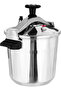 Saif Gallery Aluminum Pressure Cooker, Al-Asouf, 10 Liters - Silver - 2